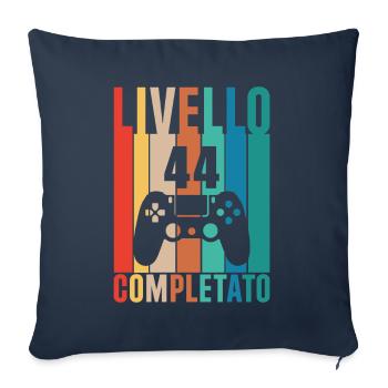 Level 44 - Sofa pillowcase 17,3'' x 17,3'' (45 x 45 cm) - navy - Front