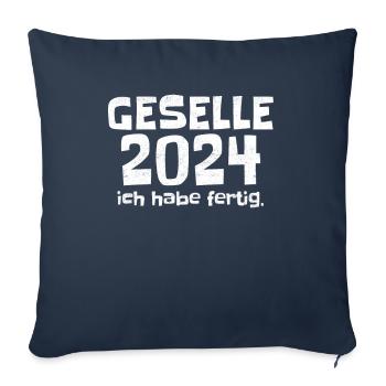 Journeyman 2024 Finisher - Sofa pillowcase 17,3'' x 17,3'' (45 x 45 cm) - navy - Front