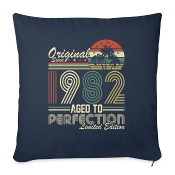 Vintage Legend 1982 - Sofa pillowcase 17,3'' x 17,3'' (45 x 45 cm) - navy - Front