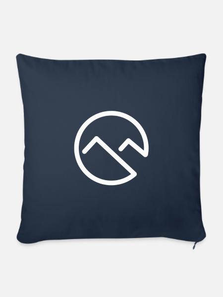 Icon Design Natur Berge - Sofakissenbezug 45 x 45 cm - Navy