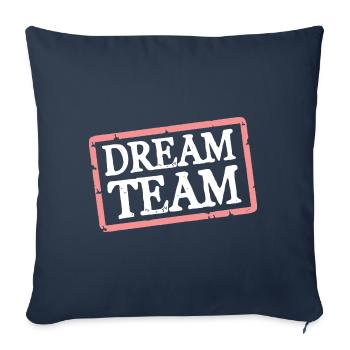 Dream Team - Sofakissenbezug 45 x 45 cm - Navy - Vorne