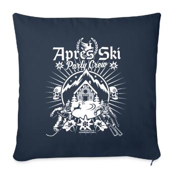 Apres Ski Party Crew - Sofakissenbezug 45 x 45 cm - Navy - Vorne