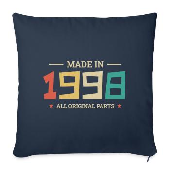 Legendär seit 1998 Original 1998 - Sofakissenbezug 45 x 45 cm - Navy - Vorne
