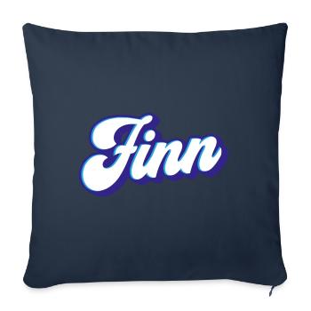 Finn | Colors changeable - Sofa pillowcase 17,3'' x 17,3'' (45 x 45 cm) - navy - Front