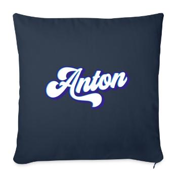 Anton | Colors changeable - Sofa pillowcase 17,3'' x 17,3'' (45 x 45 cm) - navy - Front