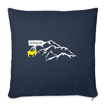 Der Berg ruft! - Sofakissenbezug 45 x 45 cm - Navy - Vorne