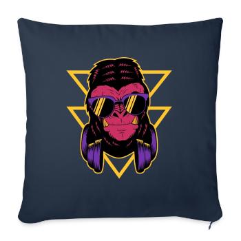 Gorilla Cool - Sofa pillowcase 17,3'' x 17,3'' (45 x 45 cm) - navy - Front