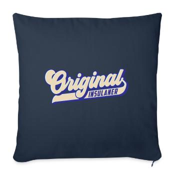 Original Insulaner | Stolzer Inselbewohner - Sofakissenbezug 45 x 45 cm - Navy - Vorne