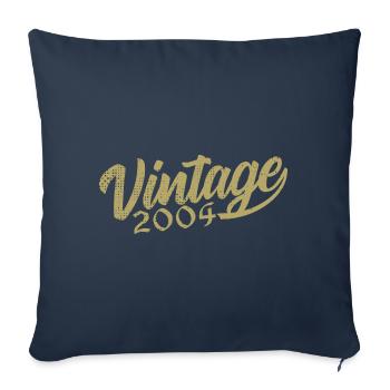 2004 Vintage 2004 Retro 2004 Birthday Gift - Sofa pillowcase 17,3'' x 17,3'' (45 x 45 cm) - navy - Front