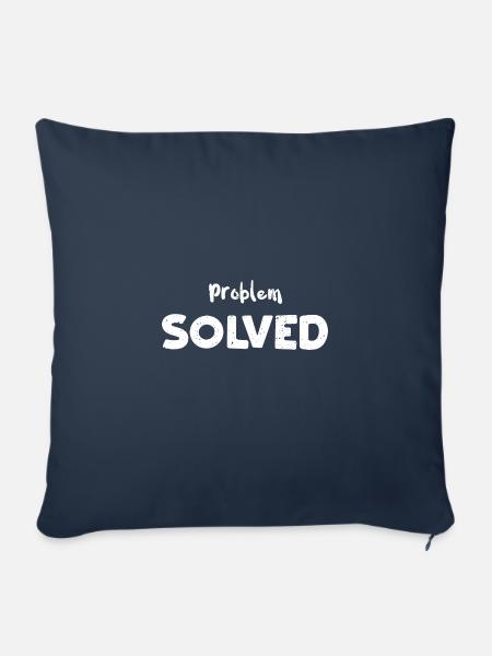 Problem Solved - Marriage - Sofakissenbezug 45 x 45 cm - Navy