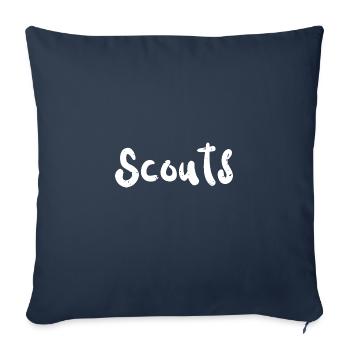 Scouts - Camping - Sofa pillowcase 17,3'' x 17,3'' (45 x 45 cm) - navy - Front