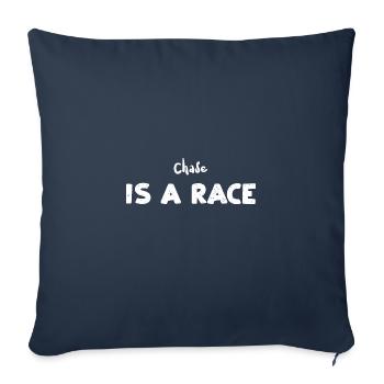 Chase Is A Race - Racing - Sofa pillowcase 17,3'' x 17,3'' (45 x 45 cm) - navy - Front