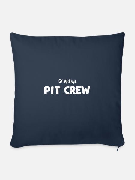 Grandma Pit Crew - Grandma - Sofakissenbezug 45 x 45 cm - Navy