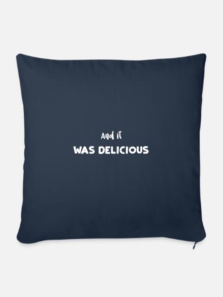 And It Was Delicious - Science - Sofakissenbezug 45 x 45 cm - Navy