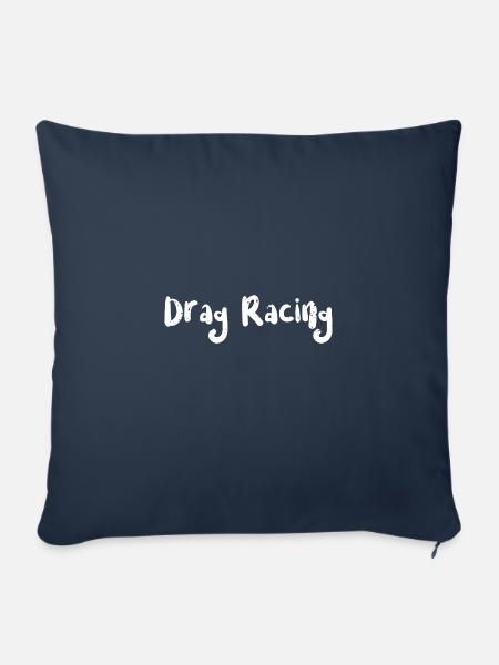 Drag Racing - Racing - Sofakissenbezug 45 x 45 cm - Navy