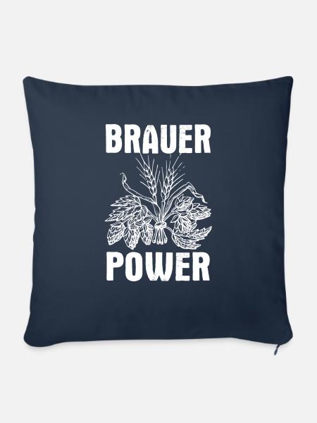 Brauer Power - Sofakissenbezug 45 x 45 cm - Navy