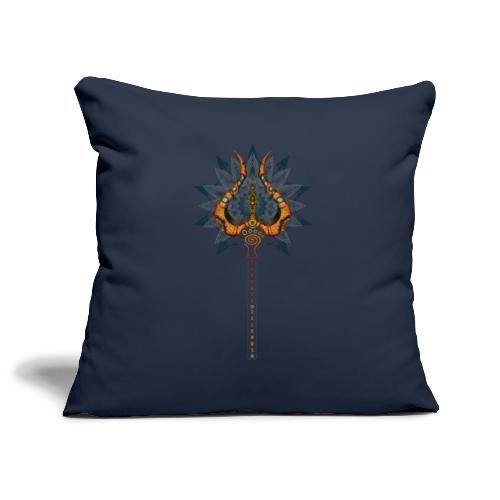 Parvati Records Trishula - Sofa pillowcase 17,3'' x 17,3'' (45 x 45 cm)