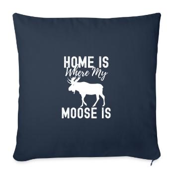 élan - Housse de coussin décorative 45 x 45 cm - bleu marine - Devant