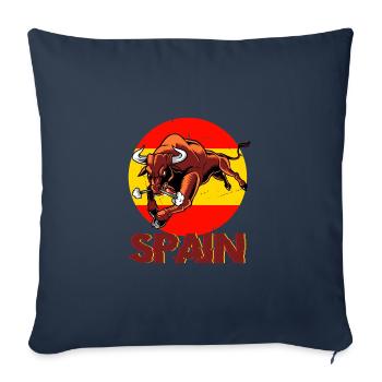 Spain Spanish Flag USA Mallorca Madrid Ameri - Sofa pillowcase 17,3'' x 17,3'' (45 x 45 cm) - navy - Front