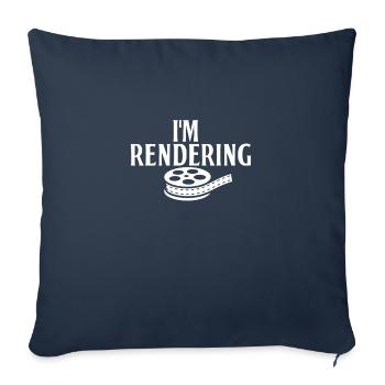 Directeur de film Filmmaker Filmmaker Directeur - Housse de coussin décorative 45 x 45 cm - bleu marine - Devant