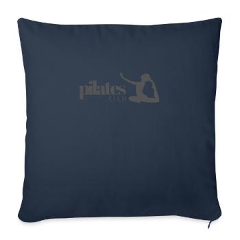Pilates Club - Sofa pillowcase 17,3'' x 17,3'' (45 x 45 cm) - navy - Front