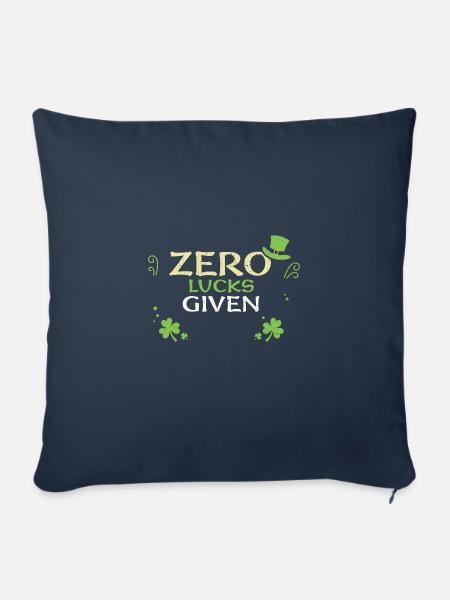 Zero Lucks Given - Sofakissenbezug 45 x 45 cm - Navy