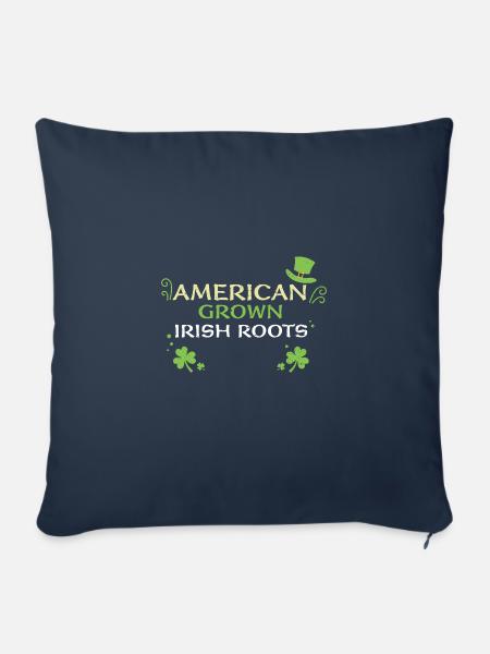 American Grown Irish Roots - Sofakissenbezug 45 x 45 cm - Navy