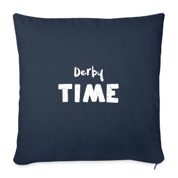 Derby Time - Racing - Sofakissenbezug 45 x 45 cm - Navy - Vorne