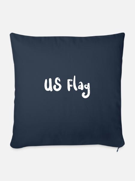 US Flag - US Flag - Sofakissenbezug 45 x 45 cm - Navy
