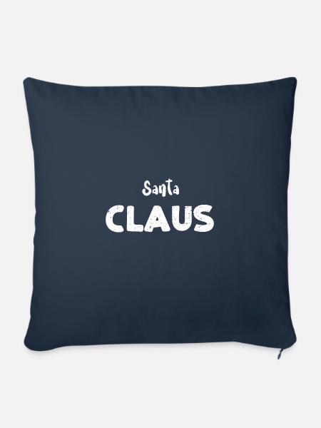 Santa Claus - Christmas - Sofakissenbezug 45 x 45 cm - Navy