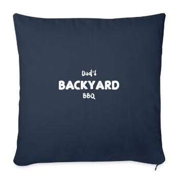 Dad's Backyard BBQ - BBQ - Sofa pillowcase 17,3'' x 17,3'' (45 x 45 cm) - navy - Front