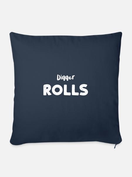 Dinner Rolls - Thanksgiving - Sofakissenbezug 45 x 45 cm - Navy