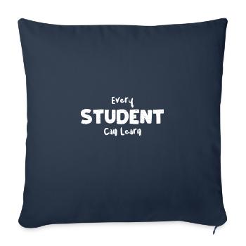 Every Student Can Learn - Birds - Sofakissenbezug 45 x 45 cm - Navy - Vorne