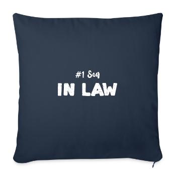 #1 Son In Law - Son - Sofa pillowcase 17,3'' x 17,3'' (45 x 45 cm) - navy - Front