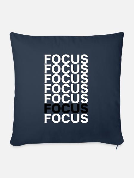Focus - Sofakissenbezug 45 x 45 cm - Navy
