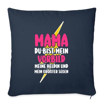 Mom Mother's Day Mom - Sofa pillowcase 17,3'' x 17,3'' (45 x 45 cm) - navy - Front