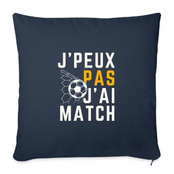 I can't I Match - Sofa pillowcase 17,3'' x 17,3'' (45 x 45 cm) - navy - Front