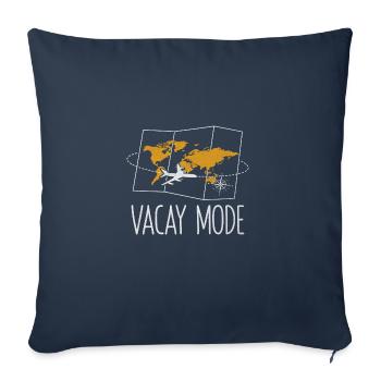 Vacay Fashion Guest Tourist Visitor Traveler - Sofa pillowcase 17,3'' x 17,3'' (45 x 45 cm) - navy - Front