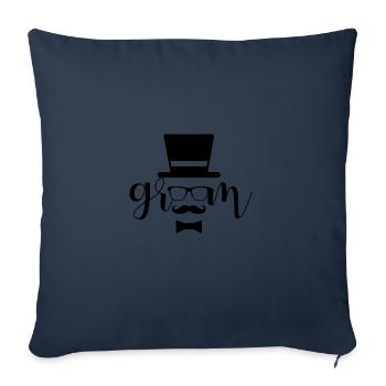 Bachelor Party JGA Gift Team Groom - Housse de coussin décorative 45 x 45 cm - bleu marine - Devant