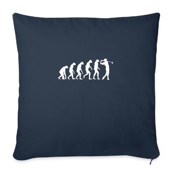 GOLF EVOLUTION Golfer Outfit Golfers Golf - Sofa pillowcase 17,3'' x 17,3'' (45 x 45 cm) - navy - Front