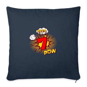 COMIC GEBURTSTAG 7 Jahre 7 Geburtstag Jungen - Sofakissenbezug 45 x 45 cm - Navy - Vorne