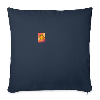 Théorie des anciens astronautes Quimbaya Avion - Housse de coussin décorative 45 x 45 cm - bleu marine - Devant