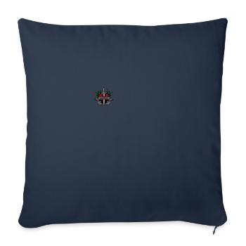 Gothic Lover Loved and Lost - Sofa pillowcase 17,3'' x 17,3'' (45 x 45 cm) - navy - Front