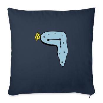 montre - Housse de coussin décorative 45 x 45 cm - bleu marine - Devant