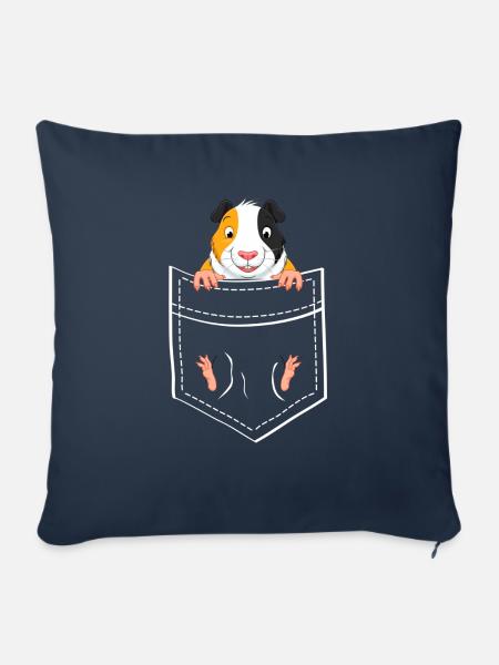 Guinea Pig - Sofakissenbezug 45 x 45 cm - Navy