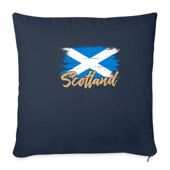 Scotland - Sofa pillowcase 17,3'' x 17,3'' (45 x 45 cm) - navy - Front