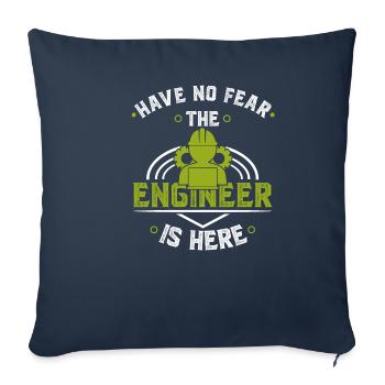 Ingenieur - Sofakissenbezug 45 x 45 cm - Navy - Vorne