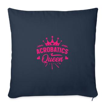 Queen Graphic Gymnast Gymnastics Acrobat Acrobatic - Sofakissenbezug 45 x 45 cm - Navy - Vorne