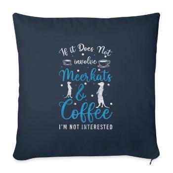 Wilderness Nature Sweet - Sofa pillowcase 17,3'' x 17,3'' (45 x 45 cm) - navy - Front
