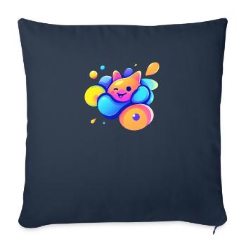 Happy - Sofakissenbezug 45 x 45 cm - Navy - Vorne